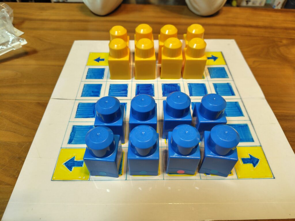 【ボードゲーム】ガイスターを自作して楽しむ【育児】